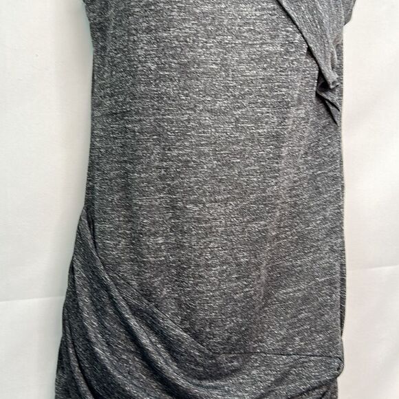 Zara W & B Gray ruched dress size Medium EUC - Picture 3 of 11
